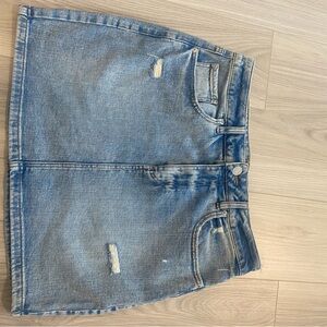 Garage Light Denim Skirt (Size M)